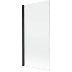 MEXEN - MIST vaňová zástena 90x150 cm 6mm 1-s, čierna, číra (8A9-090-001-70-00)