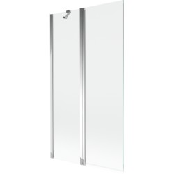 MEXEN - Mist vaňová zástena FIX 100 x 150, transparent, chróm (8A9-100-011-01-00)
