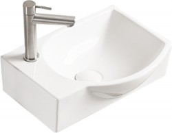 MEXEN - Mista umývadlo na dosku pravej 40 x 28, biela (22174000R)