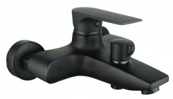 MEXEN - Nástenná vaňová batéria Axel, čierna (73830-70)