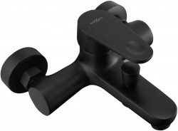 MEXEN - Nástenná vaňová batéria Kama, čierna (72530-70)