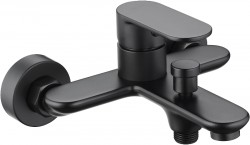 MEXEN - Nástenná vaňová batéria Milo, čierna (71330-70)