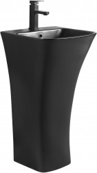 MEXEN - Nel voľne stojace umývadlo 45 x 43, čierny mat (26134570)