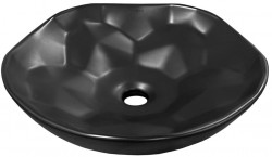 MEXEN - Nicea umývadlo na dosku 41 x 41, čierna mat (21754185)