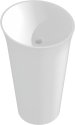 MEXEN - Nilda Voľne stojace umývadlo z liateho mramoru 52 x 52, biela mat (26555200)