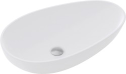 MEXEN - Nora umývadlo na dosku liaty mramor 60 x 36, biela (23056001)