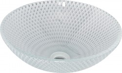 MEXEN - Olza sklenené umývadlo na dosku 42 x 42, transparent (24094200)