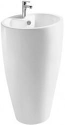 MEXEN - Orklá voľne stojace umývadlo 50 x 38, biela (26065000)