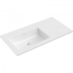 MEXEN - Otis umývadlo zapustené do dosky ľavá 91 x 46,5, biela lesk (25189000L)