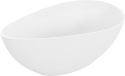 MEXEN - Parma voľne stojaca vaňa z liateho mramoru 160 x 95, biela mat (57231609500)