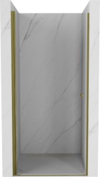MEXEN - Pretória sprchové dvere krídlové 100, transparent, zlaté (852-100-000-50-00)