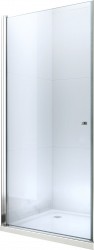 MEXEN - Pretoria sprchové dvere krídlové 90 cm, transparent, chróm sa stenovým profilom (852-090-000-01-00)