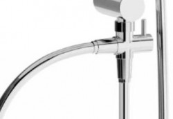 MEXEN - Pripojovacia sada R pre série T ix, chróm (79399-00)