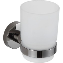 MEXEN - Remo držiak s pohárom, black chrome (7050738-73)