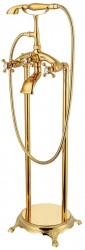 MEXEN - Retro volněstojící vaňová batéria zlato (75933-50)