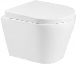 MEXEN - Rico Závesná WC misa vrátane sedátka s slow-tvrdý, biela (30478000)