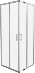 MEXEN - Rio sprchovací kút štvorcový 90x90, transparent, chróm (860-090-090-01-00)