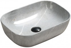 MEXEN - Rita keramické umývadlo na dosku 45 x 32 cm šedý kameň (21084596)