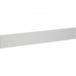 MEXEN - Rivel čelo pre kúpeľňovú skrinku reliéf 120 x 20, sivý mat (91A20-1200-235-1-62)