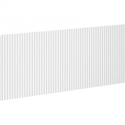 MEXEN - Rivel čelo pre kúpeľňovú skrinku reliéf 120 x 43,5, biela mat (91A20-1200-470-1-01)