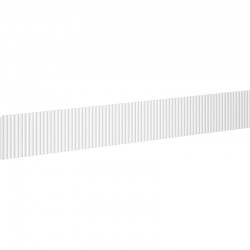 MEXEN - Rivel čelo pre kúpeľňovú skrinku reliéf 140 x 20, biela mat (91A20-1400-235-1-01)