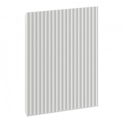 MEXEN - Rivel čelo pre kúpeľňovú skrinku reliéf 35 x 43,5, šedý mat (91A21-0350-470-1-62)