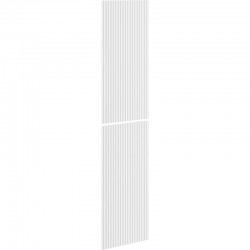 MEXEN - Rivel čelo pre kúpeľňovú skrinku reliéf 35 x 80 cm (2 ks.), biela mat (91A21-1600-300-2-01)