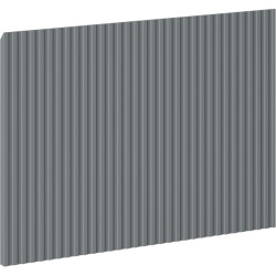 MEXEN - Rivel čelo pre kúpeľňovú skrinku reliéf 50 x 43,5, grafit mat (91A20-0500-470-1-66)