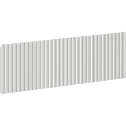 MEXEN - Rivel čelo pre kúpeľňovú skrinku reliéf 60 x 20, sivý mat (91A20-0600-235-1-62)