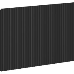 MEXEN - Rivel čelo pre kúpeľňovú skrinku reliéf 60 x 43,5, čierna mat (91A20-0600-470-1-71)