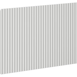 MEXEN - Rivel čelo pre kúpeľňovú skrinku reliéf 60 x 43,5, šedý mat (91A20-0600-470-1-62)