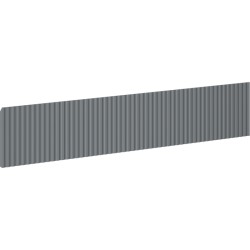 MEXEN - Rivel čelo pre kúpeľňovú skrinku reliéf 80 x 20, grafit mat (91A20-0800-235-1-66)