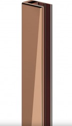 MEXEN - ROX nástenná lišta 200 cm 1 ks, ružové zlato (8C0-00-60)