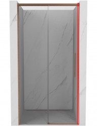 MEXEN - ROX sada pre dvere 1 ks, kartáčovaná meď (8C0-01-65)