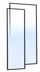 MEXEN - ROX sprchové dvere Duo (s+d) 120x200 cm 8mm, okraj, pravé (8C2-120-000-00-70-PD)