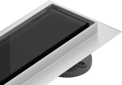 MEXEN/S - 360 ° MGB odtokový žľab 60 cm čierne sklo (1026060-40)