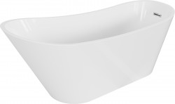 MEXEN/S - Alta vaňa voľne stojaca 170 x 75, biela, sifón a prepad chróm (52141707500-01)