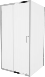 MEXEN/S - Apia sprchovací kút štvorec 100x100, transparent, chróm (840-100-100-01-00)