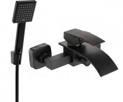 MEXEN/S - Aries R45 vaňová batéria s príslušenstvom, čierna (74483R45-70)