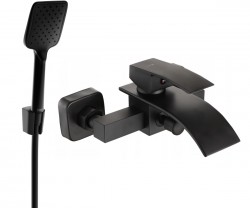 MEXEN/S - Aries R62 vaňová batéria so sprchou, čierna (74483R62-70)