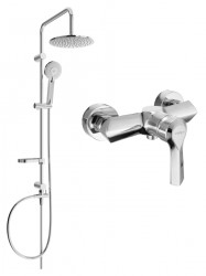 MEXEN/S - Carl sprchový stĺp vrátane sprchovej batérie Sabre, chróm (72140240-00)