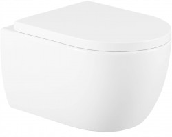 MEXEN/S - Carmen Závesná WC misa vrátane sedátka, duroplast, biela (30880200)