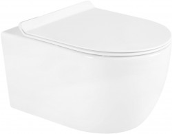 MEXEN/S - Carmen Závesná WC misa vrátane sedátka s slow-slim, duroplast, biela (30880100)