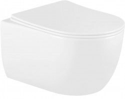MEXEN/S - Carmen Závesná WC misa vrátane sedátka s slow-slim, duroplast, biela (30880400)
