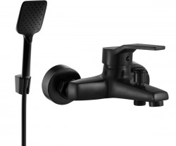 MEXEN/S - Caro R62 vaňová batéria so sprchou, čierna (74663R62-70)