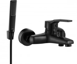 MEXEN/S - Caro R72 vaňová batéria so sprchou, čierna (74663R72-70)
