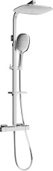 MEXEN/S - CQ22 sprchový stĺp s termostatickou batériou chróm (772502295-00)