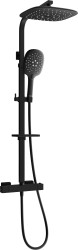 MEXEN/S - CQ22 sprchový stĺp s termostatickou batériou čierna (772502295-70)