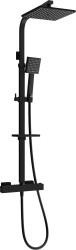 MEXEN/S - CQ45 sprchový stĺp s termostatickou batériou čierna (772504595-70)