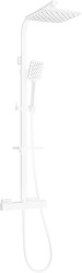 MEXEN/S - CQ62-SPRCHOVÁ SADA S TERMOSTATICKOU BATÉRIOU, BIELA (772506295-20)
